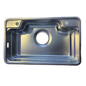 78x48cm en acier inoxydable goutte dans la <span class=keywords><strong>cuisine</strong></span> Nano évier avec panier évier poste <span class=keywords><strong>de</strong></span> travail 185mm trou <span class=keywords><strong>de</strong></span> vidange broyeur - Product Image 4