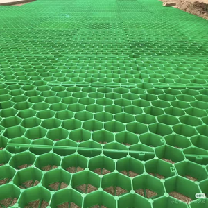 Grille de pavage <span class=keywords><strong>en</strong></span> plastique polymère HDPE perméable à faible coût, 68 mm, pour allée - Product Image 6