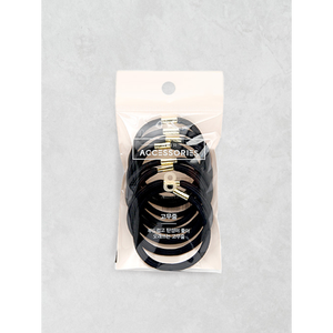 Inda capelli 8-trama Bline di gomma nera dolce festa per bambini - Product Image 1