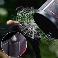 Boîte à mouchoirs cylindrique pour voiture, diamètre 2,75'', en cuir PU, pour porte-gobelet de voiture