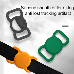Nueva llegada de silicona media cubierta noctilucente funda protectora para Airtag - Product Image 4