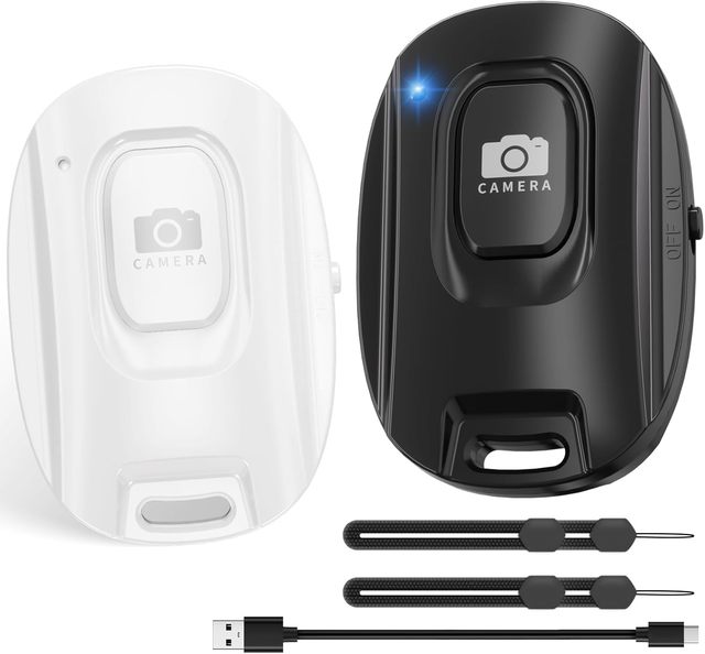 Bluetooth5.0 Wireless Camera Remote Shutter Low Lag for Vloggers & Content Creators