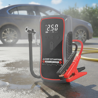 Pompe à air portable haute puissance 1000A pour voiture avec batterie au lithium, lumière LED et protection anti-étincelles pour moto/camion/voiture de tourisme