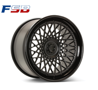Jantes forgées 2 pièces 17-24 pouces 5x114.3 noires à rayons larges pour voitures particulières G500 G63 Range Rover Sport Rolls-Royce