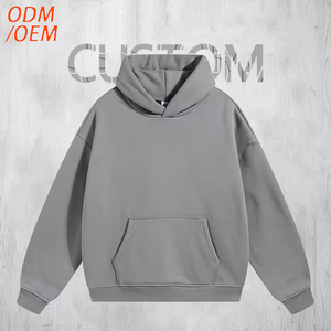 Sudadera con Capucha Extra Grande de Lujo, 400-500 g/m², Algodón y Poliéster, Lisa, Personalizable, para Hombre, Estilo Urbano, Sudadera Pesada - Product Image 1