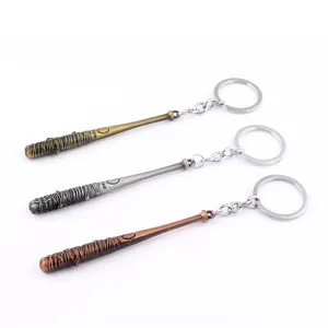 אופנה בציר קסם המלח Keychain Negan של בת לוסיל Keyring בייסבול מפתח שרשרת לגברים תכשיטי אבזרים