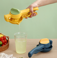 Terlaris Juicer buah tekan Manual multifungsi Juicer kualitas Premium PP Lemon pemeras perasan peralatan dapur pembuat jus sayuran Mini