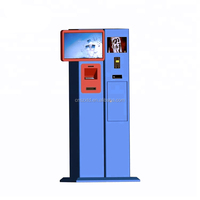 Borne de paiement libre-service personnalisée pour parking intérieur avec accepteur de pièces, émetteur de reçus, collecte de billets par code QR et clavier crypté POS