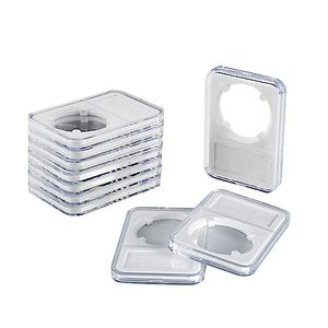 Boîte de présentation de collection de dollars argentés de qualité supérieure, en métal de 38 mm, de qualité supérieure - Product Image 5