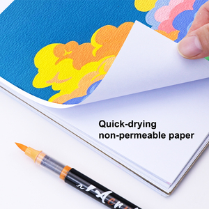 Ensemble de stylos acryliques à pointe pinceau en plastique liquide direct, opaque, empilable, non toxique, pour la peinture artistique, stylos <span class=keywords><strong>aquarelle</strong></span> pour la fête des enfants - Product Image 3