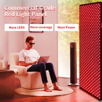 Appareil de luminothérapie rouge REDSKY 1200 LED 6000W sur pied pour le corps entier, utilisation domestique, prise US