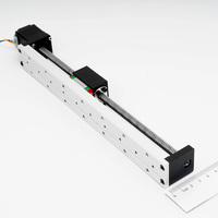 Mini rail linéaire à glissière, micro-guidage, actionneur trapézoïdal, moteur pas à pas, roulement en aluminium, course de 50-300 mm, capacité de charge de 3 kg