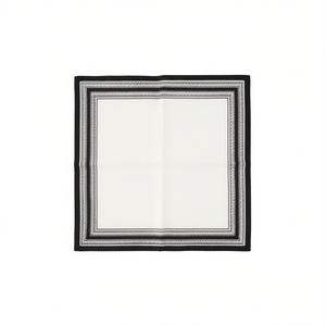 Fazzoletto quadrato semplice e piccolo 70x70 cm, accessorio di moda leggero in cotone per donne e uomini - Product Image 1