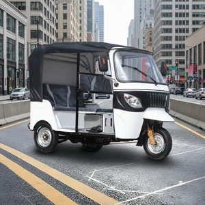 Mototaxi Eléctrico de Nigeria, Triciclo con Motor de 1000W, 1 Año de Garantía, Triple Fila de Asientos para Transporte de Pasajeros y Carga - Product Image 1