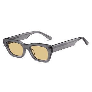 VISION PLUS Lunettes de soleil de luxe haut de gamme unisexes, polarisées, protection UV400, anti-éblouissement, lunettes en acétate, tendance - Product Image 5
