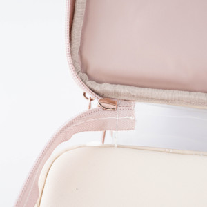 Sac de rangement multifonctionnel en cuir TPU multicouche avec fermeture éclair, fabriqué en usine BSCI, transparent, pour cosmétiques de voyage, couleur personnalisée - Product Image 6
