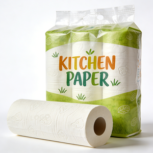Vente en gros d'usine, rouleaux de cuisine jetables écologiques en pâte de bois vierge absorbante 3 plis, différentes tailles - Product Image 3