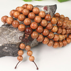 Burmese Rosewood 108 <b>Bead</b> Buddhist Prayer <b>Bracelet</b> Polished Unisex Gift Fashion Beaded <b>Bracelet</b> - Product Image 2