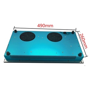 Placa de Cocina <span class=keywords><strong>Eléctrica</strong></span> Portátil de Doble Quemador con Temporizador, Control Táctil, <span class=keywords><strong>Estufa</strong></span> Infrarroja con Pantalla Digital - Product Image 6