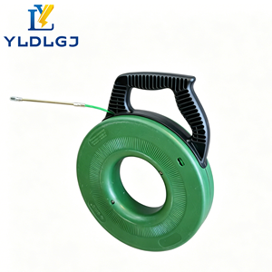 YILI 30M Orange Haute Visibilité, Tire-câble à 3 fils, Enfile-câble Flexible pour Projets de Câblage de Conduits Muraux Complexes - Product Image 5