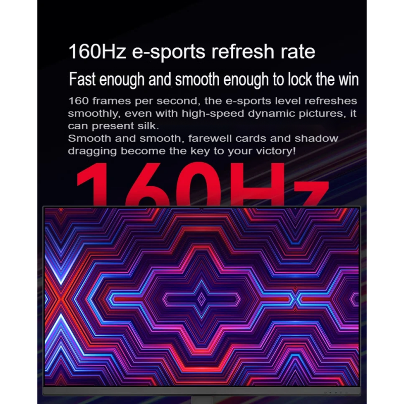 ORANGLES 32" 4K 160Hz Gaming Monitor | Fast IPS 1ms, HDR400, Adaptive Sync, HDMI 2.1 for PC, PS5, Xbox – Ultimate Gaming Display (Qatar) - full product showcase - displaying specifications - Image 5 of 6 | adapts to any space | 32" 4K 160Hz Gaming Monitor | Fast IPS 1ms, HDR400, Adaptive Sync, HDMI 2.1 for PC, PS5, Xbox – Ultimate Gaming Display (Qatar) deal New Jersey | Free Shipping ORANGLES