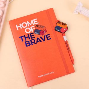 Customized Logo <b>Journal</b> Printing Wholesale Promotion Gift Custom Hardcover Notebooks with Pen Holder - Product Image 6