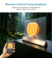 Pantalla Publicitaria OLED Transparente de Cristal para Comercios, Animación de Texto, Gráficos SDK OEM, Pantalla Táctil de 120Hz para Uso en Interiores, Compras