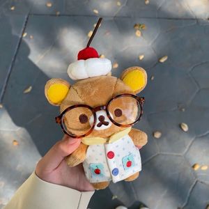 Rilakkuma Dessert Chef sleutelhanger Rilakkuma beste vriend paar cadeau super schattig cartoon knuffel schattig - Product Image 3
