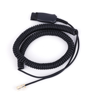 Adaptateur de câble RJ9 QD HIS pour téléphones IP Avaya séries 1600 et 9600, compatible avec les modèles Plantronics, accessoires pour casques téléphoniques