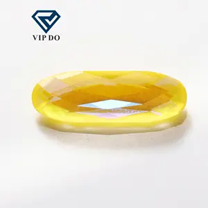 Point Back cristal <span class=keywords><strong>verre</strong></span> gemmes longue coupe ovale MK Fluorescent série strass artisanat bricolage Point Back pierres strass en vrac - Product Image 1