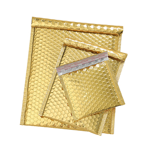 Nhà máy trực tiếp bán buôn Vàng Mylar đồ trang sức bao bì túi nhự<span class=keywords><strong>a</strong></span> Poly Chất liệu bong bóng cho bong bóng bưu phẩm - Product Image 2