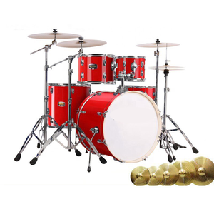 Juego de Batería de Jazz Profesional OEM de 5 Piezas para Principiantes, con Bombo, para Adultos y Niños, Instrumento Acústico de Arce - Product Image 3