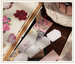 50 feuilles/paquet, pack rétro à double matière, série « Le siècle <span class=keywords><strong>du</strong></span> dérèglement », autocollants décoratifs DIY pour carnets faits main - Product Image 6