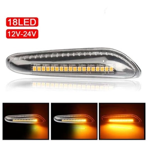 Indicador de giro lateral para coche, repetidor, luz LED para BMW E46, E60, E82, E92, E93, lámpara de señal de giro, 2 uds. - Product Image 6