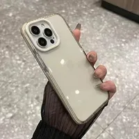 Coque de téléphone transparente pour iPhone 17 Air 11 12 13 14 15 16 Pro Max 7 8 Plus X Xs Max XR – Coque arrière transparente antichoc