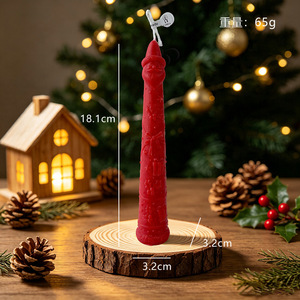 Santa Claus Head Christmas <b>Candle</b> Machine-Made Soy Wax Pillar <b>Red</b> Green Cream Modern Glass Jar Holiday Home Decor Festive Gift - Product Image 4