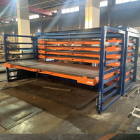 Étagère à tiroirs ergonomique pliable en acier de qualité industrielle pour atelier et entrepôt, stockage de tôles CE