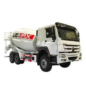 Haowo beton karıştırma araba 6x4 damperli tip 9 kübik çimento tankı araba satış