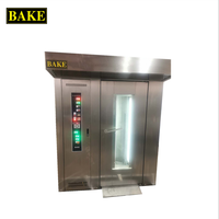 Nouveau four rotatif commercial industriel complet pour la cuisson du pain et des gâteaux, équipement en acier inoxydable 201, 32 plateaux