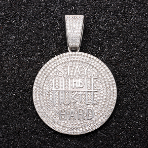 Collier pendentif mode Hip Hop européen et américain Bijoux en alliage de zinc personnalisés Bijoux hiphop de style cubain chaud - Product Image 6
