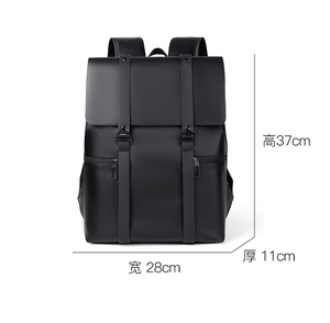 Mochila Unisex Oxford Fashion Student con Cierre de Cremallera Patrón de Letras Impermeable y Gran Capacidad - Product Image 5