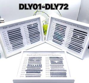 Kit de pestañas gruesas prefabricadas, kit de extensiones de pestañas individuales, kit de pestañas con volumen, con caja de embalaje - Product Image 6