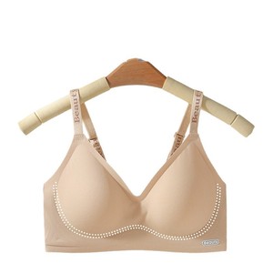 Bralette Deportivo de Seda sin Aros, <span class=keywords><strong>Sujetador</strong></span> sin Costuras de Realce Fino con Tirantes Ajustados, de Copa Fija Suave y Sólida, Novedad, Venta Al por Mayor - Product Image 5