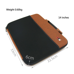 Nâu cao cấp tay dây kéo <span class=keywords><strong>EVA</strong></span> da kinh doanh di động máy tính xách tay Túi máy tính trường hợp - Product Image 4