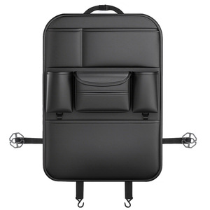 Car <b>Seat</b> Back <b>Storage</b> Bag 10L Leather Waterproof With Handle Multi Functional Organizers For Car Use - Product Image 1