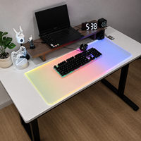 Alfombrilla RGB para Escritorio Compatible con SignalRGB, Se Sincroniza con PC, Teclado, Ratón y Luces, Una Configuración, Un Ambiente de Iluminación