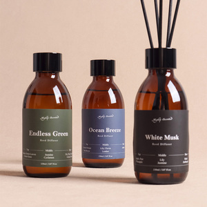 Difusor de Aromas Ecológico al por Mayor en Botella de Vidrio Ámbar OME, Ambientador por el Fabricante de Productos de Fragancia <span class=keywords><strong>para</strong></span> el Hogar - Product Image 1