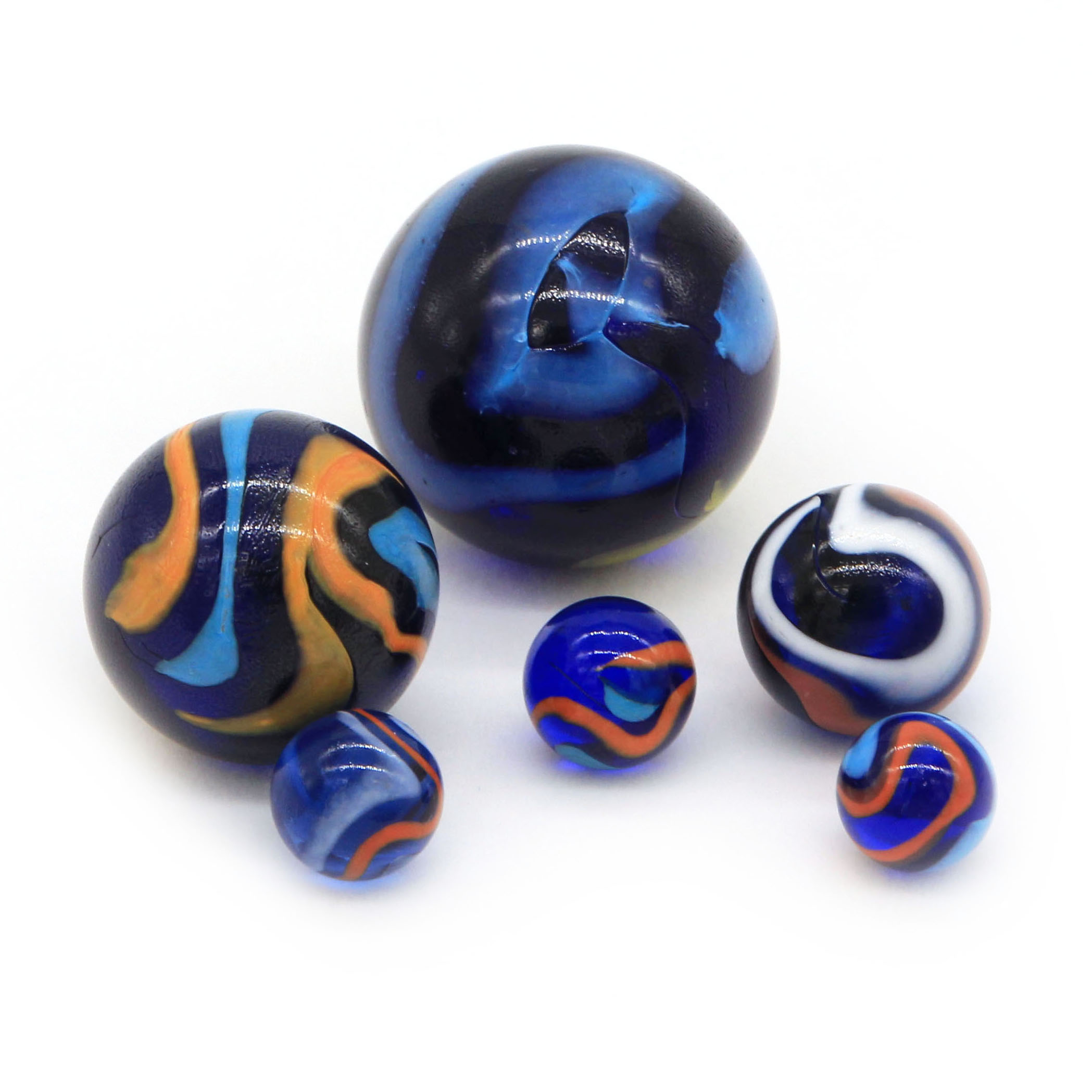 Синий цвет, Лидер продаж, новый дизайн, играющий в стеклянный мраморный шар для детских игрушек