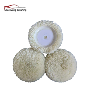 Roue de <span class=keywords><strong>polissage</strong></span> en laine torsadée professionnelle de 7 pouces avec franges latérales, pour <span class=keywords><strong>polissage</strong></span> de <span class=keywords><strong>voiture</strong></span>, grain OEM 1500/2000, pour meuleuse d'angle - Product Image 2