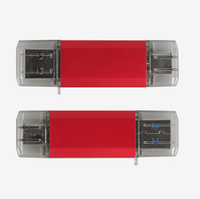 Clé USB Type C personnalisée avec logo, design rotatif en métal, cadeau promotionnel, vente en gros OEM